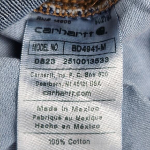 Carhartt Mens 44x32 Loose Fit Model No. BD4941-M Utility Jeans - Picture 12 of 16